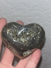 Pyrit Stein In Herzform
