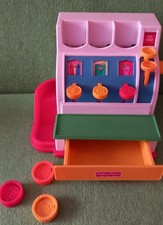 Top Fisher-Price Registrierkasse vintage 3 Münzen