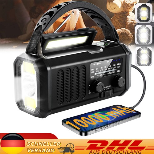 Tragbares 10000mah solar radio - 10000mah,