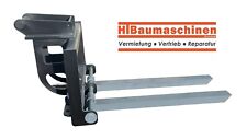 Palettengabel für Minibagger mit MS01 Aufnahme