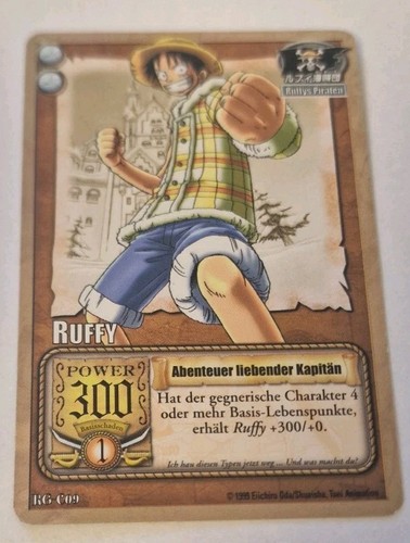 One piece karte c09 ruffy - one,