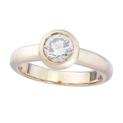 Solitär ring brillant - ring,
