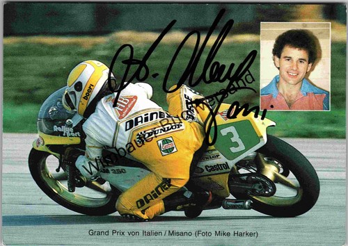 Original autogramm toni mang - autogramm,