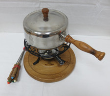 6-er Fondue Set Speisenwärmer mit Spiritusbrenner