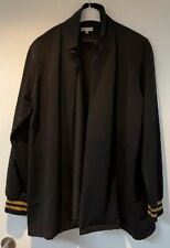 Zweiteiler Hausanzug Schwarz/Gold Gr. XL bis kleine Gr. 44