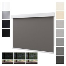 Thermo Screen Fensterrollo Kassettenrollo B55 Maßanfertigung UV-Schutz 95-99%