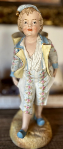 Porzellan figur junge 28cm - porzellan,