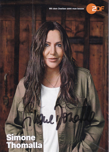 Autogramm simone thomalla - autogramm,