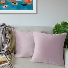 Kissenbezug Samt  40x40 45x45 50x50 30x50 Kissenhülle Sofakissen Deko samtig 1er