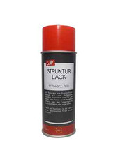 STRUKTURLACK Spray 1 x 400ml schwarz fein flach Stoßstangenlack Bumper Paint 