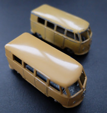 2 x BUDGIE Toys No. 12 / Volkswagen Micro Bus / VW T1 Bully / Made in England