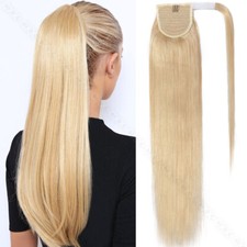 Dick Echthaar Ponytail Pferdeschwanz Clip In Zopf Haarteil Lange Hair Extensions