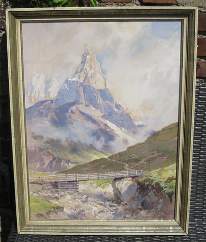 Willy moralt gouache gemälde - moralt,,