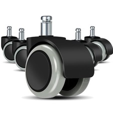 Bürostuhl Rollen 5er Set