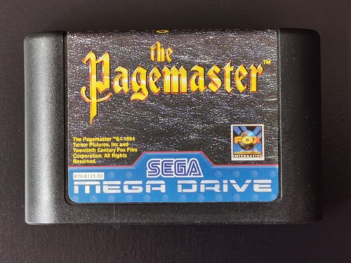 The pagemaster sega mega - pagemaster,