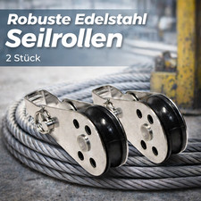 Seilrolle bis 350kg v2a - seilrolle,
