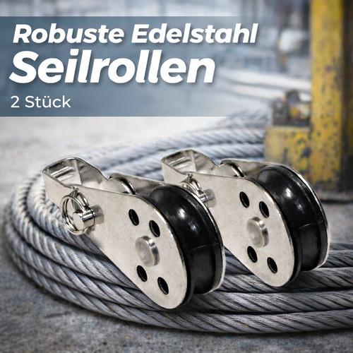 Seilrolle bis 350kg v2a - bis,