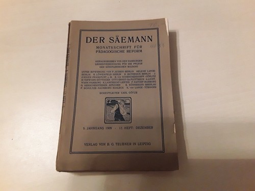 Der säemann monatsschrift - säemann,