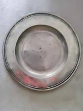 Zinnteller antik ca. 1750, 39