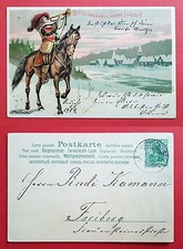 Künstler Litho AK NEUJAHR von