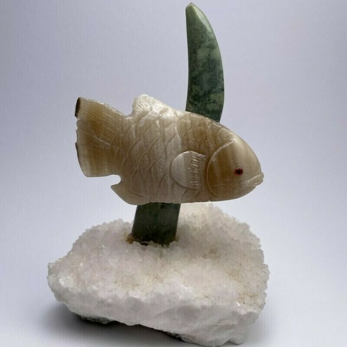 Fisch edelstein gravur - fisch,