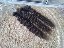 20+20+20 WASSERWELLEN BRASILIANISCHES ECHTHAAR 3KONVOLUT 300g NATURFARBE 1B# 12A