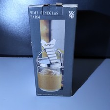WMF Senfglas Cromargan Rostfrei Edelstahl Farm NEU OVP Unbenutzt Aufbewahrung
