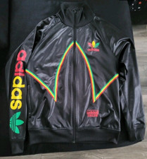 Adidas Chile 62 Jacke Jacket Vintage Jamaica Reggae Rasta Bob Marley Size S C