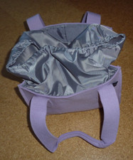 Jemako - Filztasche - Flieder, Abdeckung grau - Größe S - 32*20*24cm - Neu, OVP