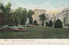 Dessau Lustgarten Schloss und