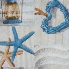 Dekostoff maritim seesterne - dekostoff,