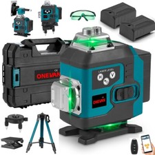 16 Line Laser Level 360° Kreuzlinienlaser +Stativ Wasserwaage Selbstnivellierend