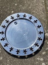 Alessi Teller Tablett 40cm Edelstahl Deko