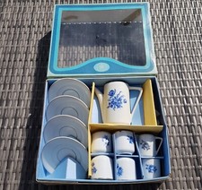 DDR Kinder Porzellan Tee- Kaffee-Service für 4 Personen Kahla Puppengeschirr OVP