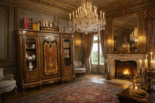 Französischer vitrinenschrank - französischer,