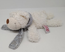Stofftier Nici Bär Eisbär liegend weiß ca. 22 cm mit Schal