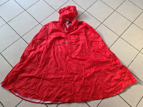 Roter regenponcho bikewear - roter,