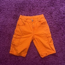 Junge Bermudas Cargo Kurze Hose 🩳 Orange Gr 146 Marke Yigga