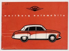 Wartburg Automobile Prospekt 1959 Original 