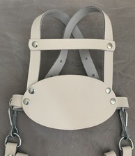 SILBERKREUZ BALMORAL KENSINGTON KINDERWAGEN WEISS OVAL LEDERGESCHIRR ZÜGEL BABY 