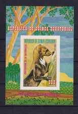 Guinea Ecuatorial  Äquatorialguinea 1977 Block 274 Otter Pelztier postfrisch **