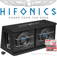 HIFONICS 600 Watt 2x20cm Aktivsubwoofer TDA-200R Auto Subwoofer Aktiv PKW