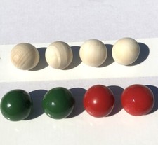 8 Boule Petanque Ziel Kugeln