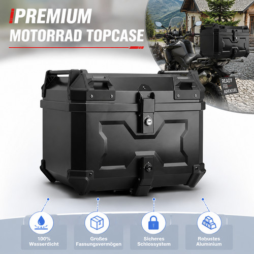 Alu motorradkoffer topcase - alu,