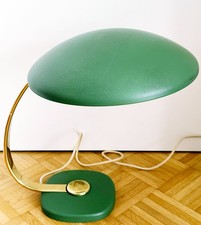 Kaiser Idell Lampe Schreibtischlampe grün Messing Christian Dell Mod. 450 2/1