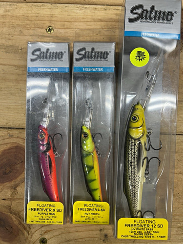 Salmo floating freedivers lot - salmo,