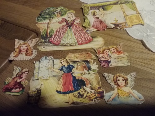 Alte oblaten glanzbilder - alte,