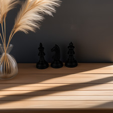 Schach Figuren Schwarz Figur