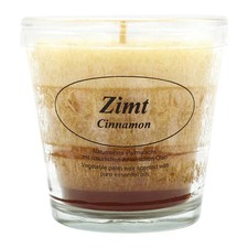 Duftkerze im Glas, Zimt, 100%