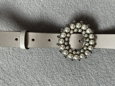 Marc Cain Gürtel silber/grau